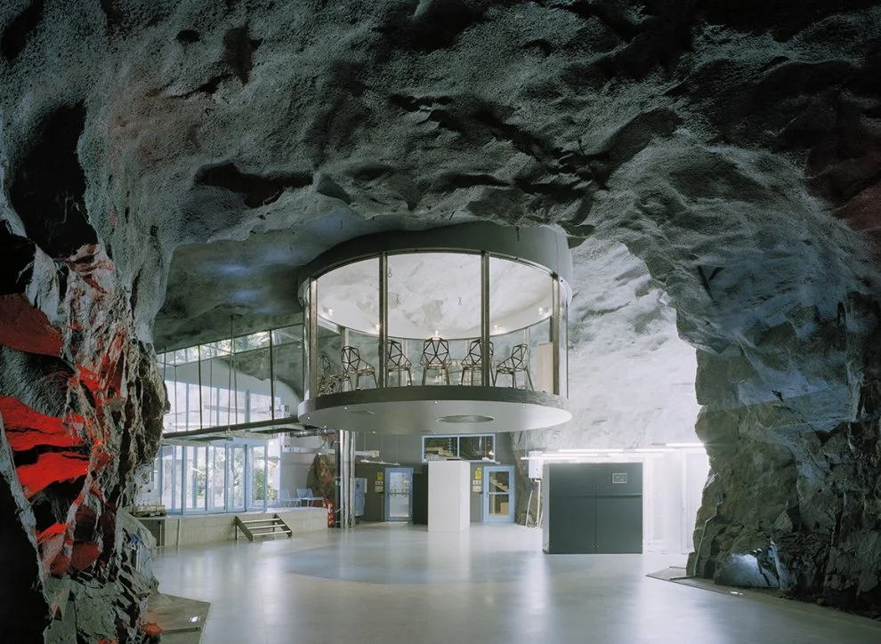 HQ for the Swedish internet server provider, Bahnhof (Image from Bahnhof)