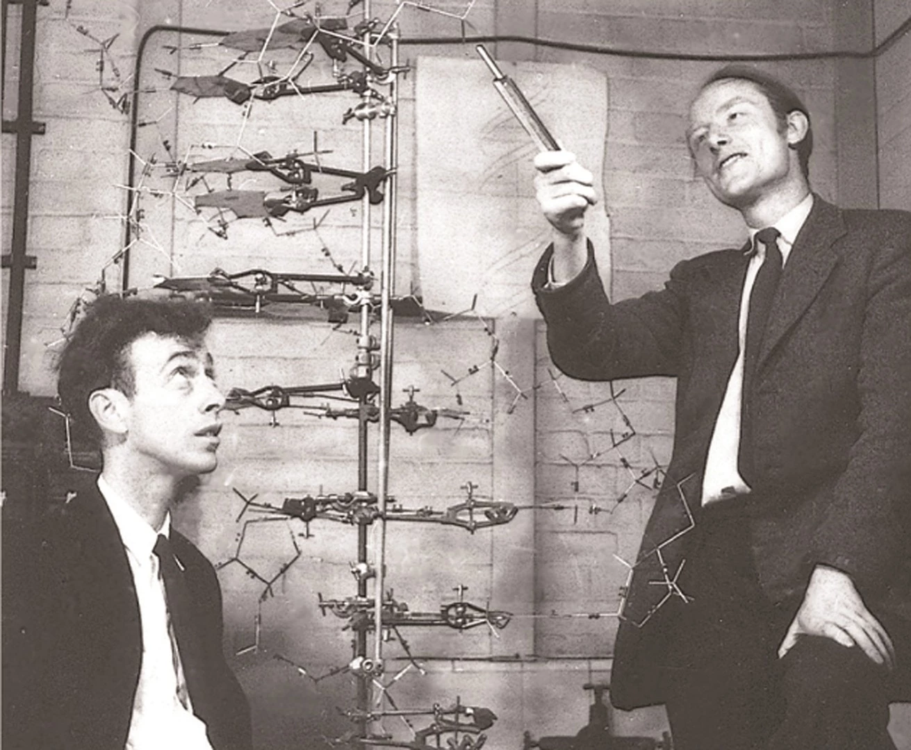 Nobel Prize Medallions were once considered the embodiment of a monumental contribution to mankind, but of little monetary value. That was until Francis Crick's Nobel Prize for the discovery of the structure of DNA crossed the auction block in April 2013. The Nobel Prize medal won by Crick (alongside James Watson and Maurice Wilkins - that's Crick holding court above with a young James Watson watching on), sold at Heritage Auctions in April, 2013 for $2,270,500, fifty times more than any prior Nobel Prize medal had fetched. That price was then doubled 20 months later when Christie's sold James Watson's medal for $4,757,000 in December, 2014.