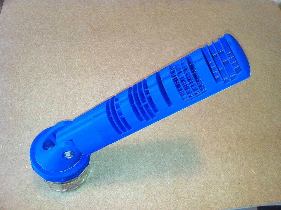 The digital sundial is full of tiny slots, which go through it at a variety of angles