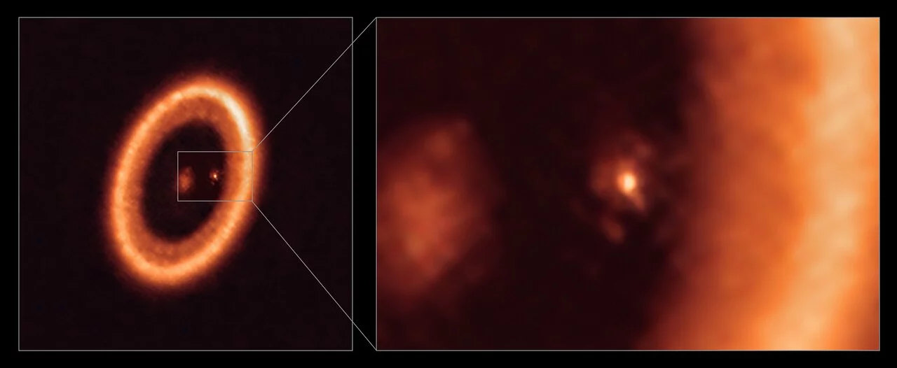 An ALMA image of PDS 70 with the location of the circumplanetary disk surrounding the exoplanet PDS 70c