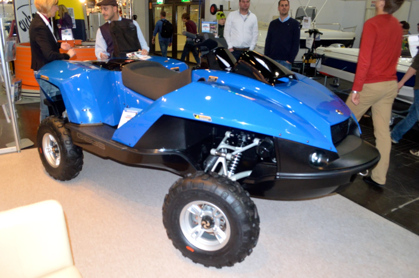 The Quadski is part 4x4, part jet ski, all fun