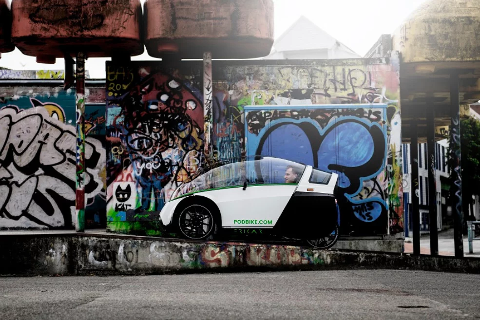 The Frikar is legally considered an ebike in most of Europe, so it doesn't require a license or registration