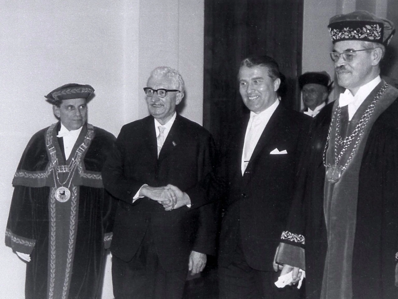 Werhner Von Braun being honored in Berlin