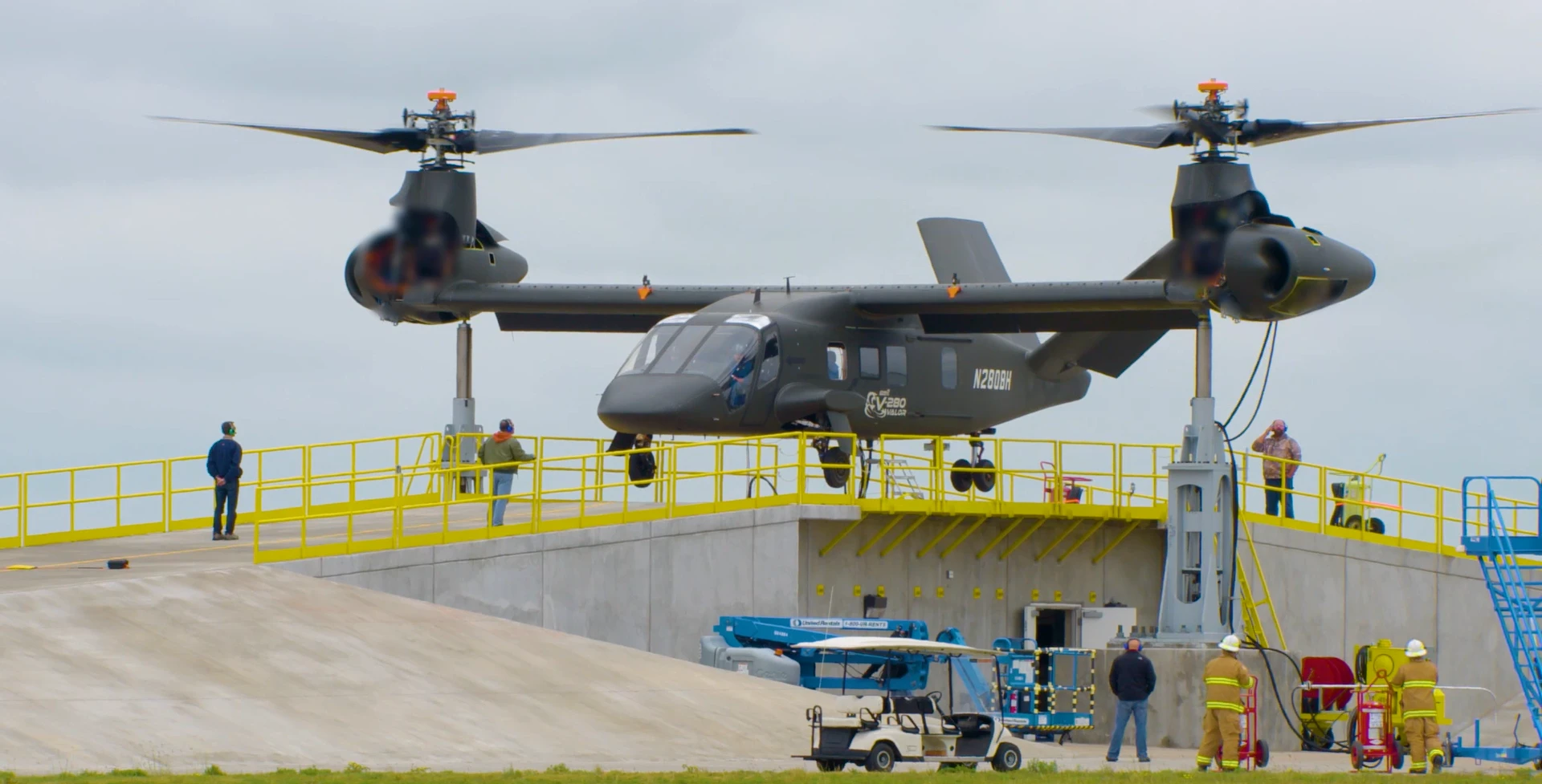 The V-280 Valor operated at a sustained altitude of 11,500 ft (3,510 m)