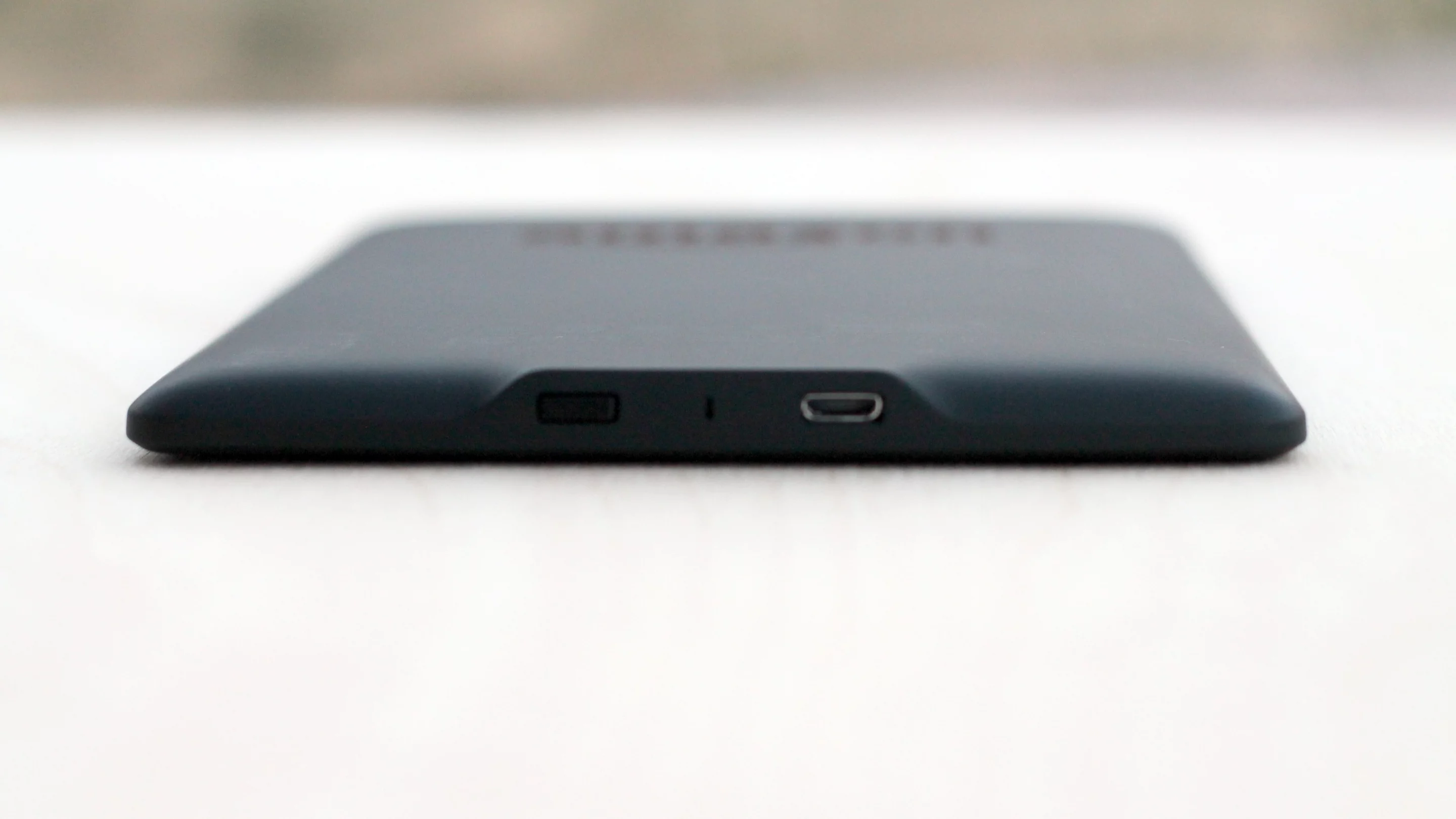 The Paperwhite is thin, without being uncomfortably thin, at 9.1 mm