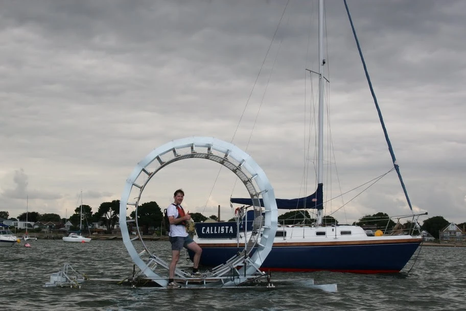 Todd’s courageous plan to cross the Irish Sea on a human powered raft was to raise funds for charity