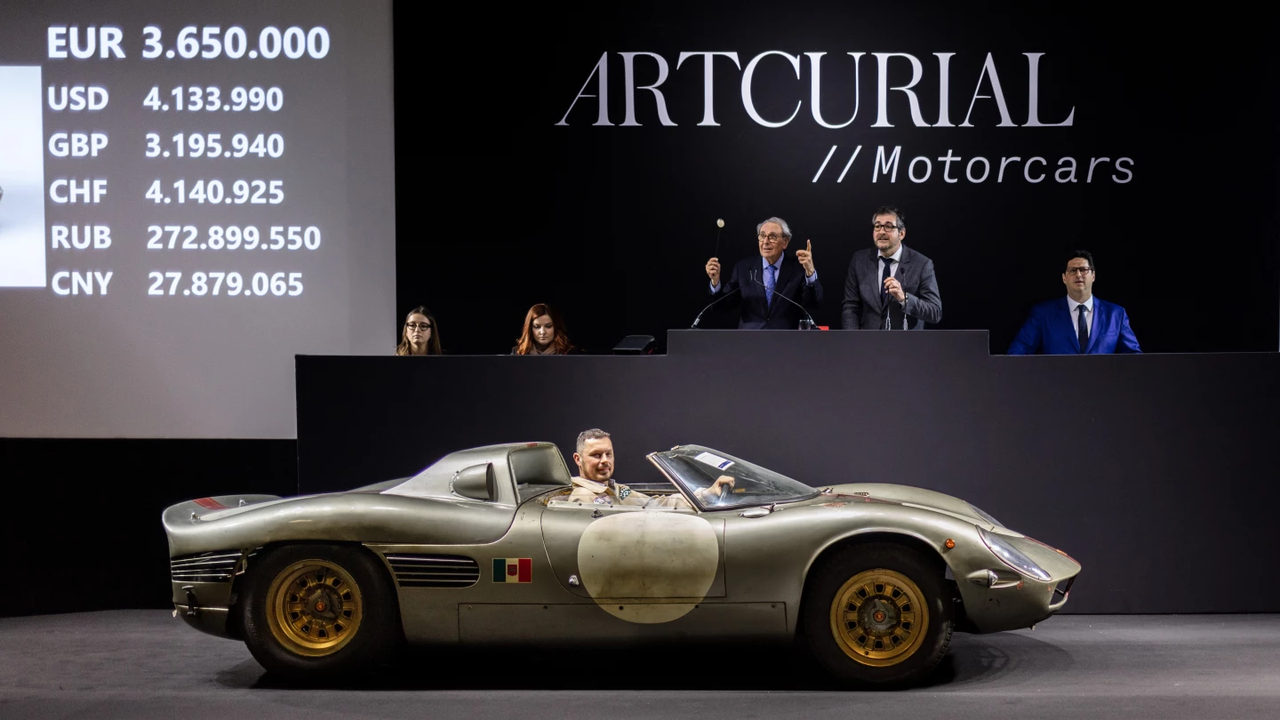 €4,218,800 | 1966 Serenissima Spyder | Auction Description: Artcurial