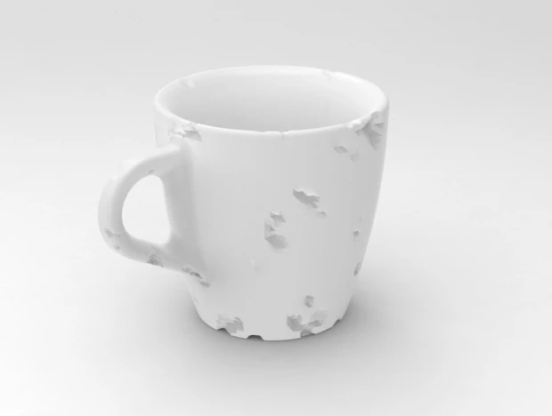 The eroded cup(Image: Cunicode)