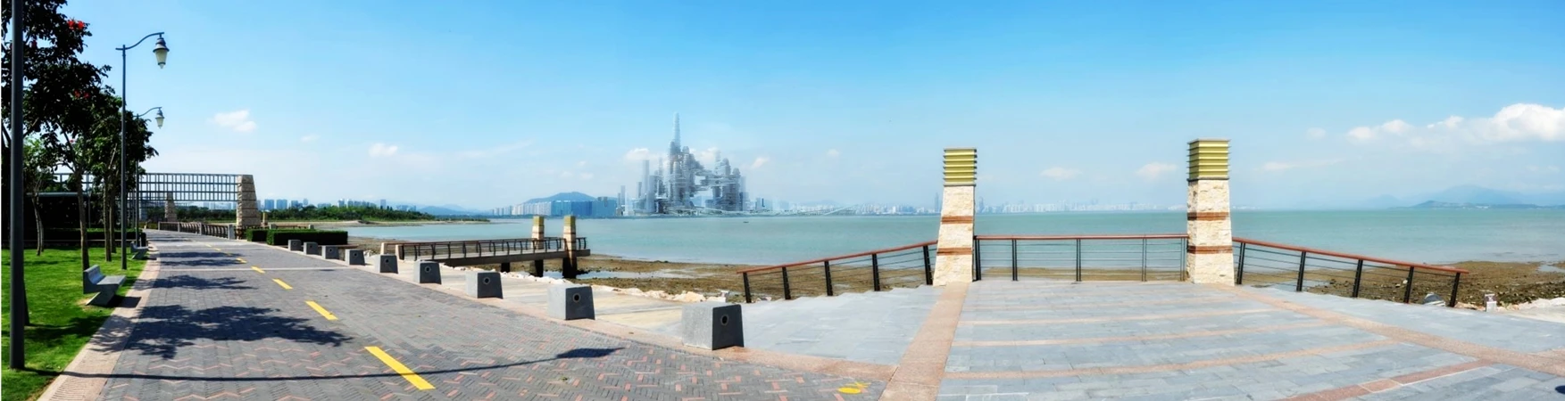 A view of Cloud Citizens from across the bay