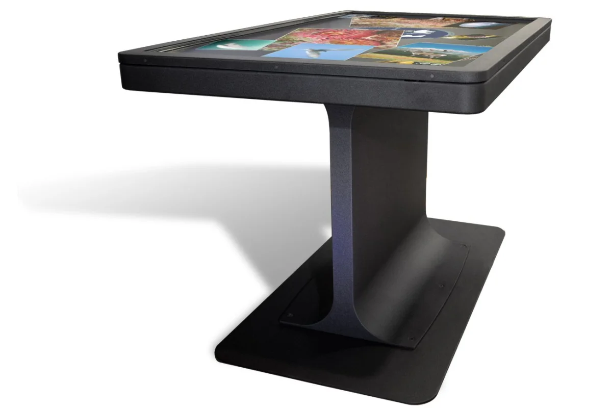 Ideum has announced a new slim addition to its series of 55-inch multitouch tables, with solid state storage anddual-core processing power