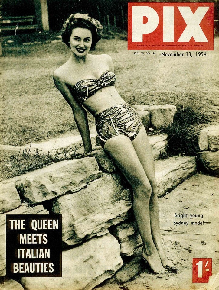 Magazine cover promoting a daring design