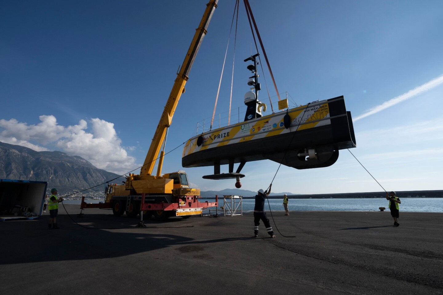 The GEBCO-NF's mapping vessel is prepared for field testing