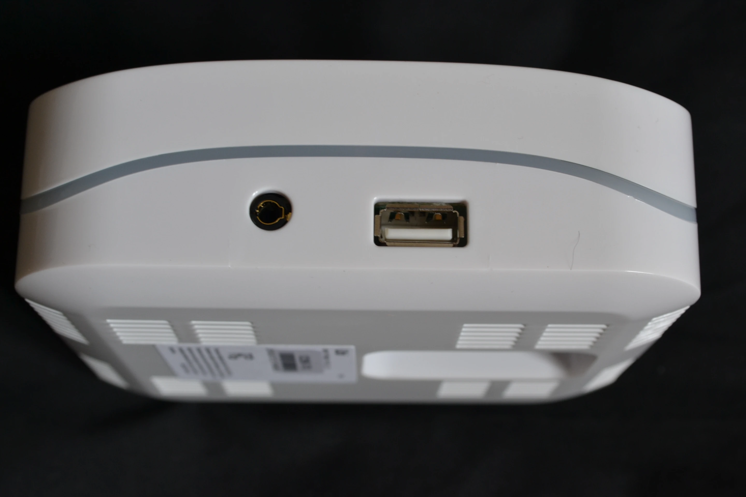 A USB port at the side is not yet used, but has been included for future expansion