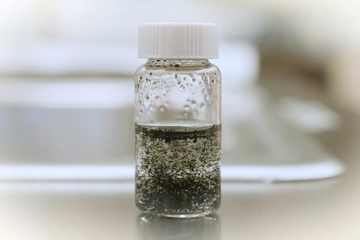 Tire wear particles in the lab at Oregon State University