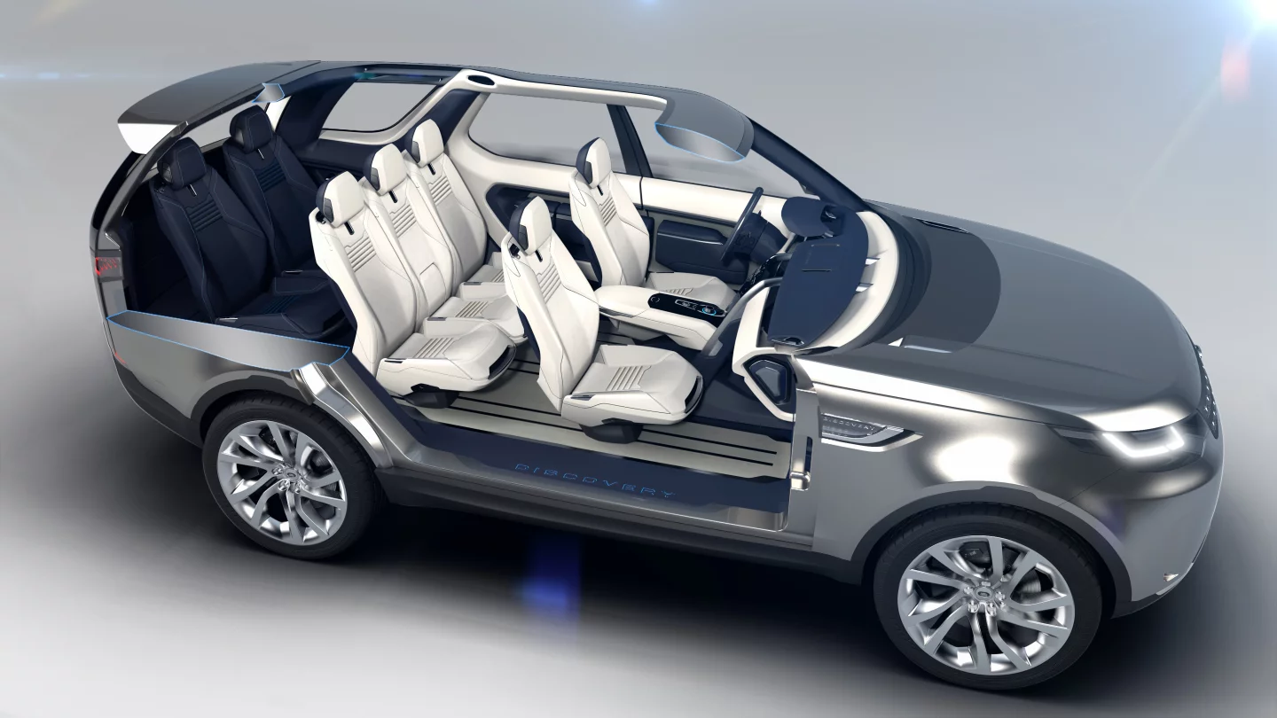 The Land Rover Discovery Vision concept seats seven