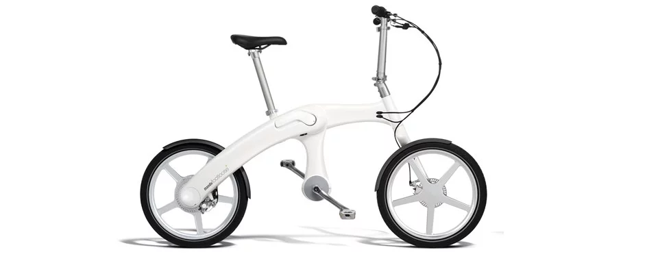 The Mando Footloose is a folding e-bike with a chainless drivetrain