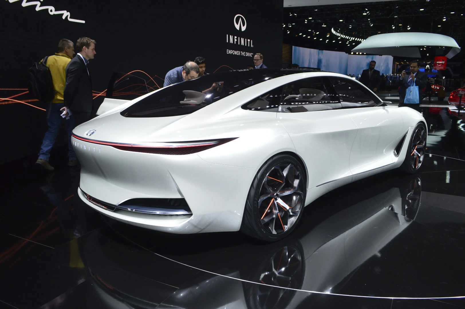As a concept, the Q Inspiration was powered by a VC-Turbo engine, but it will inspire an electric car platform