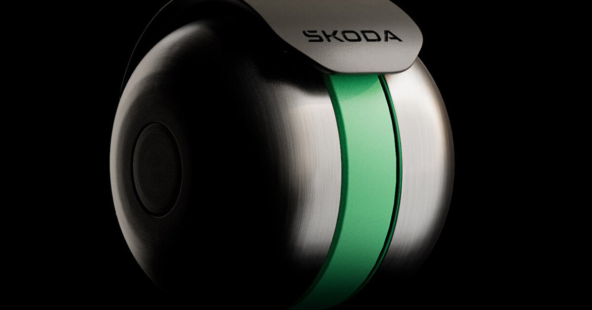 Škoda's completely analog bicycle bell can reach the ears of tuned-out pedestrians even through their ANC headphones