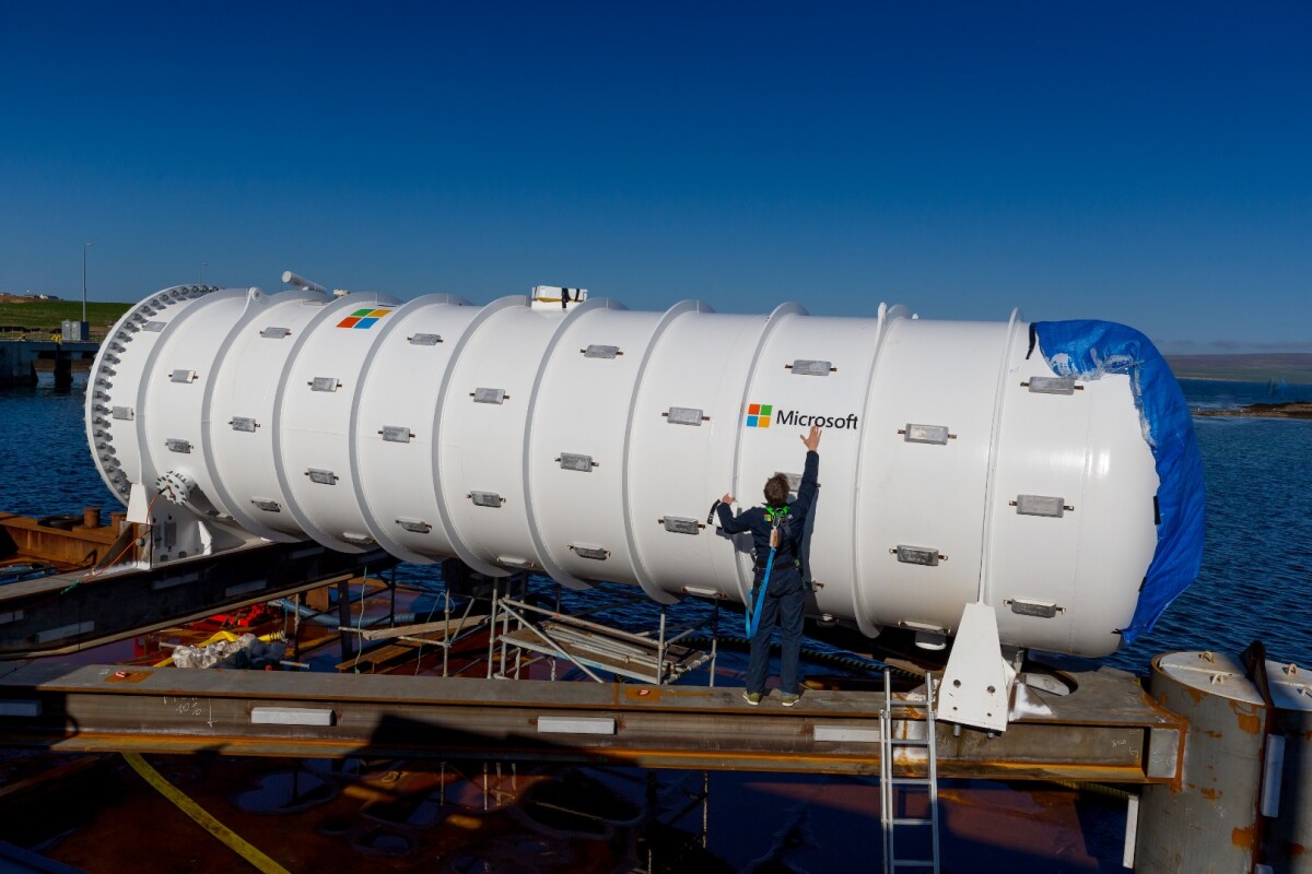 Microsoft has submerged a data center in the ocean off the coast of Scotland