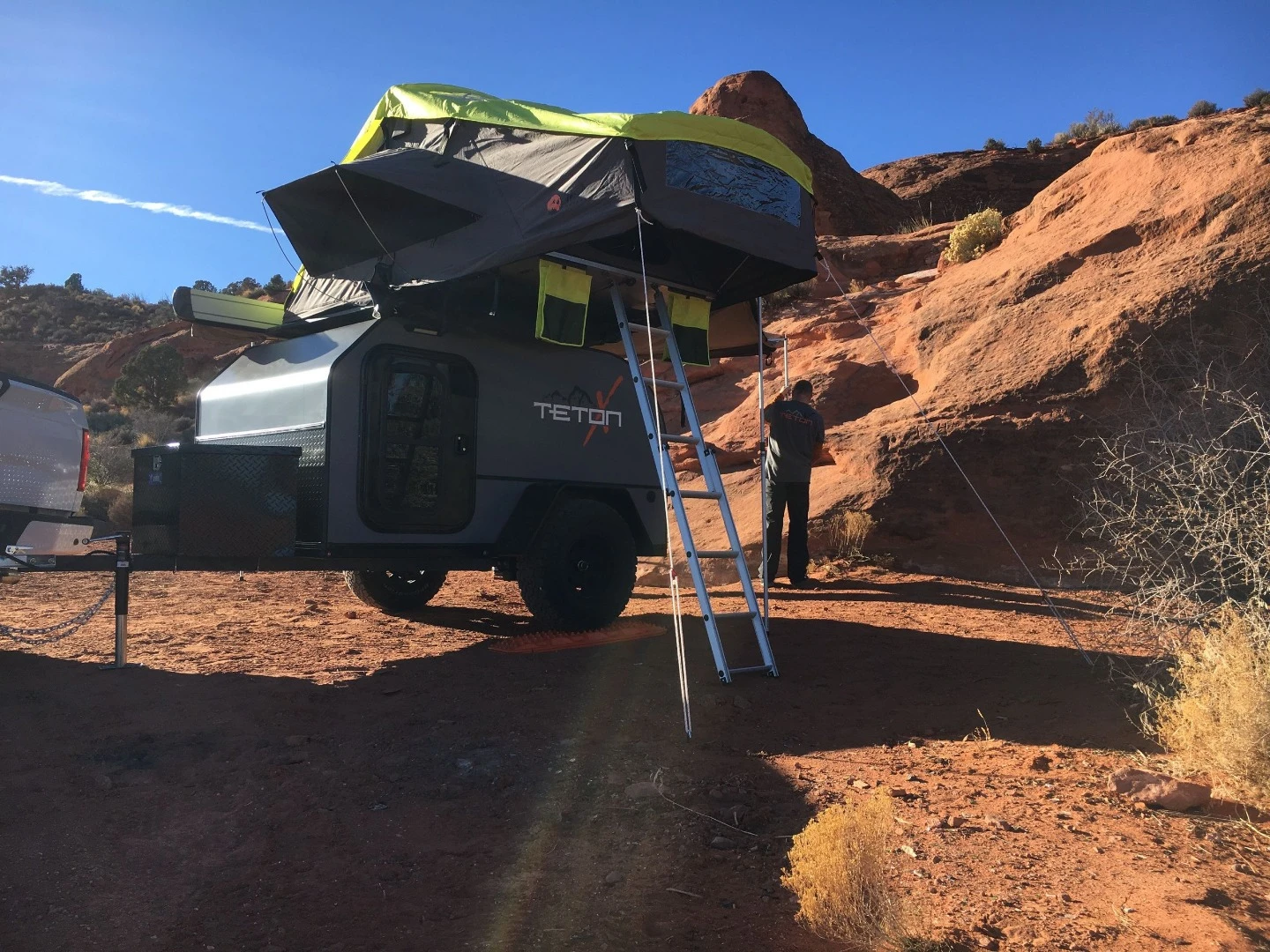 Accessories like roof-top tents and storage rack systems are available as add-ons