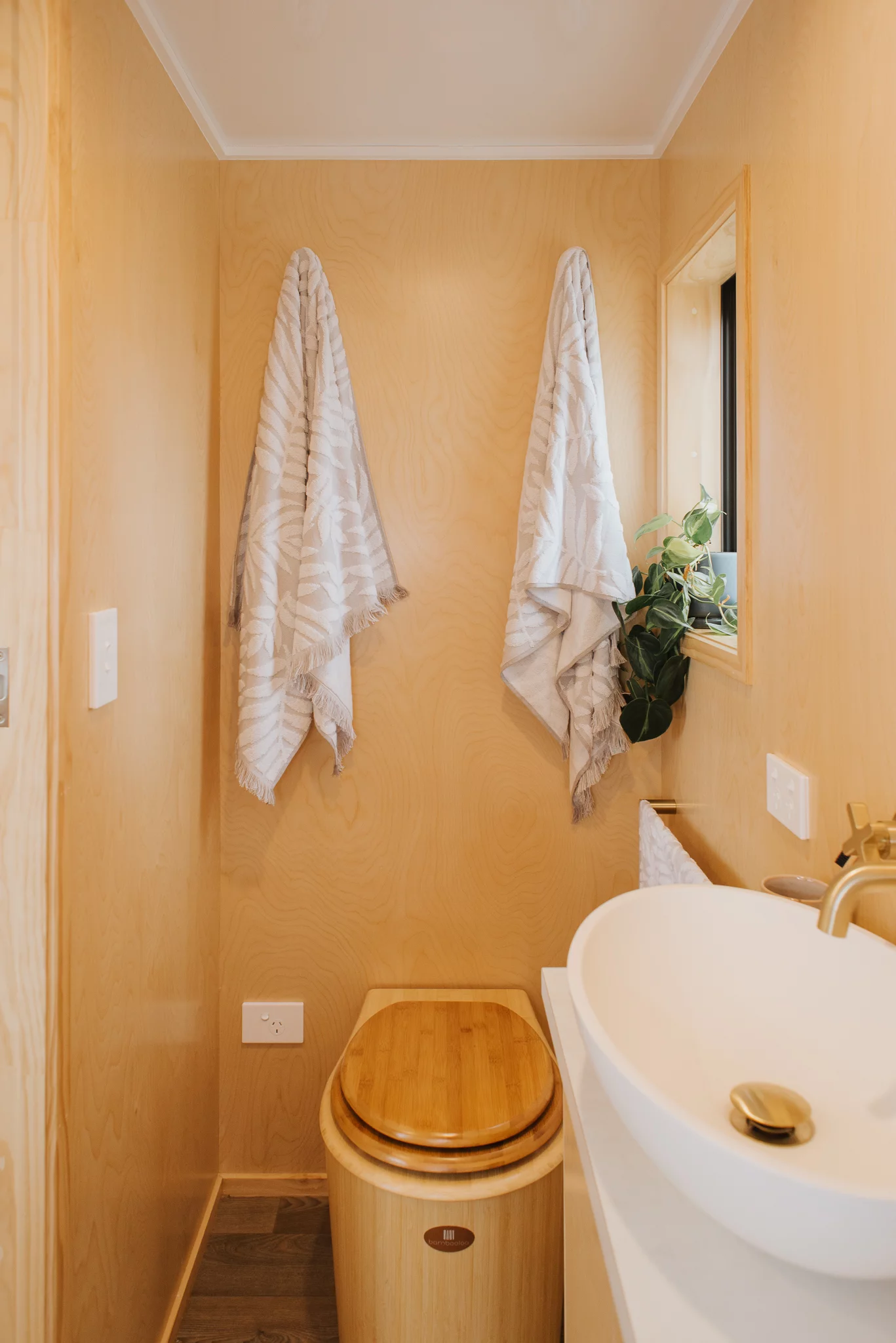 The Kererū Tiny House features a composting toilet