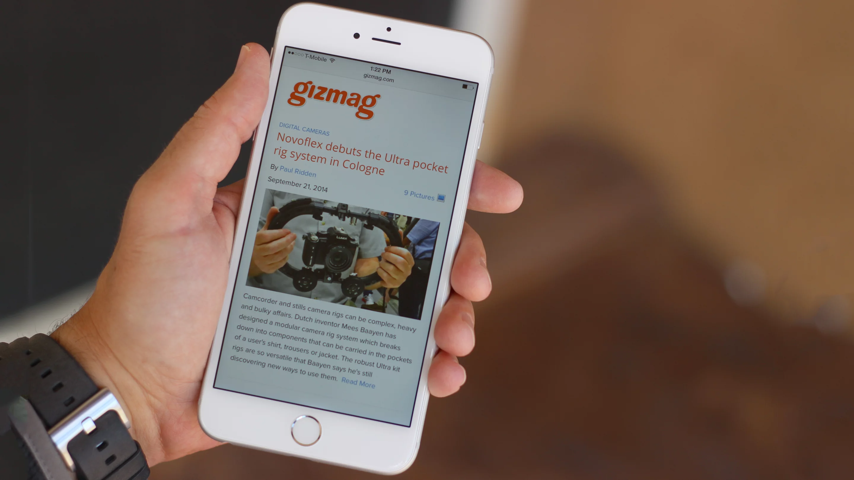 iPhone 6 Plus (Photo: Will Shanklin/Gizmag.com)