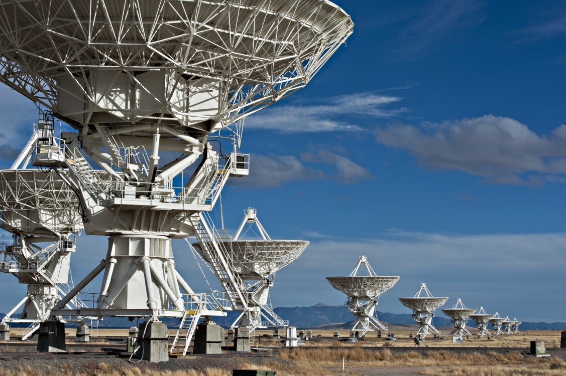 The Very Large Array located at the National Radio Astronomy Observatory, New Mexico