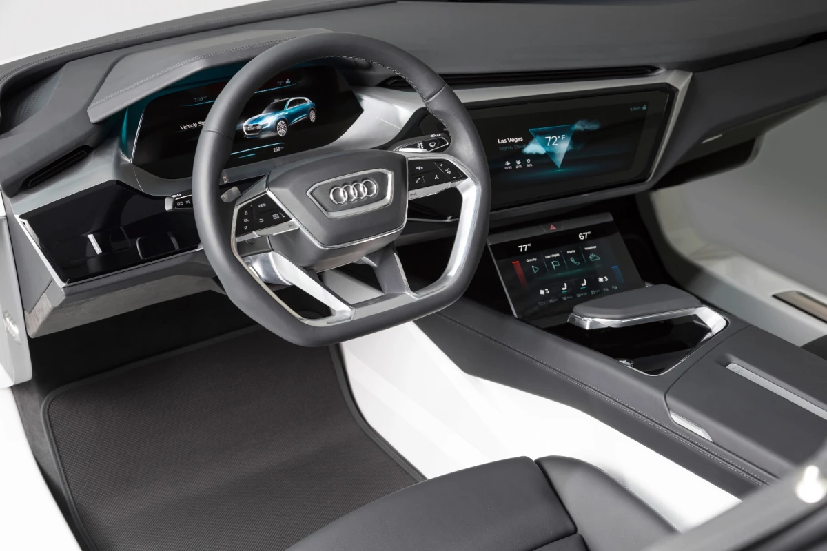 Audi shows an AMOLED-based concept interior at CES 2016