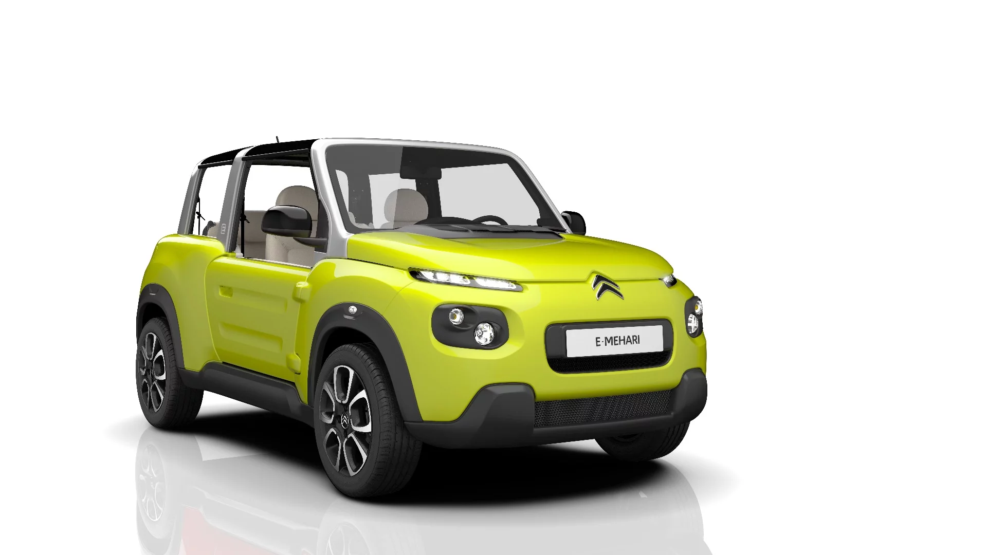 Citroën E-Mehari in yellow