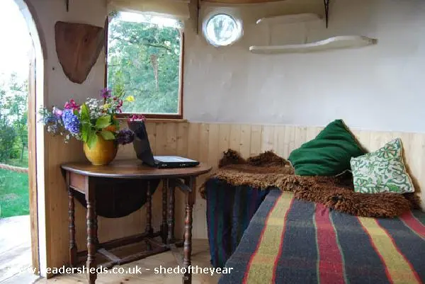 The Love Shack is described as a tiny little work of art that you could live in