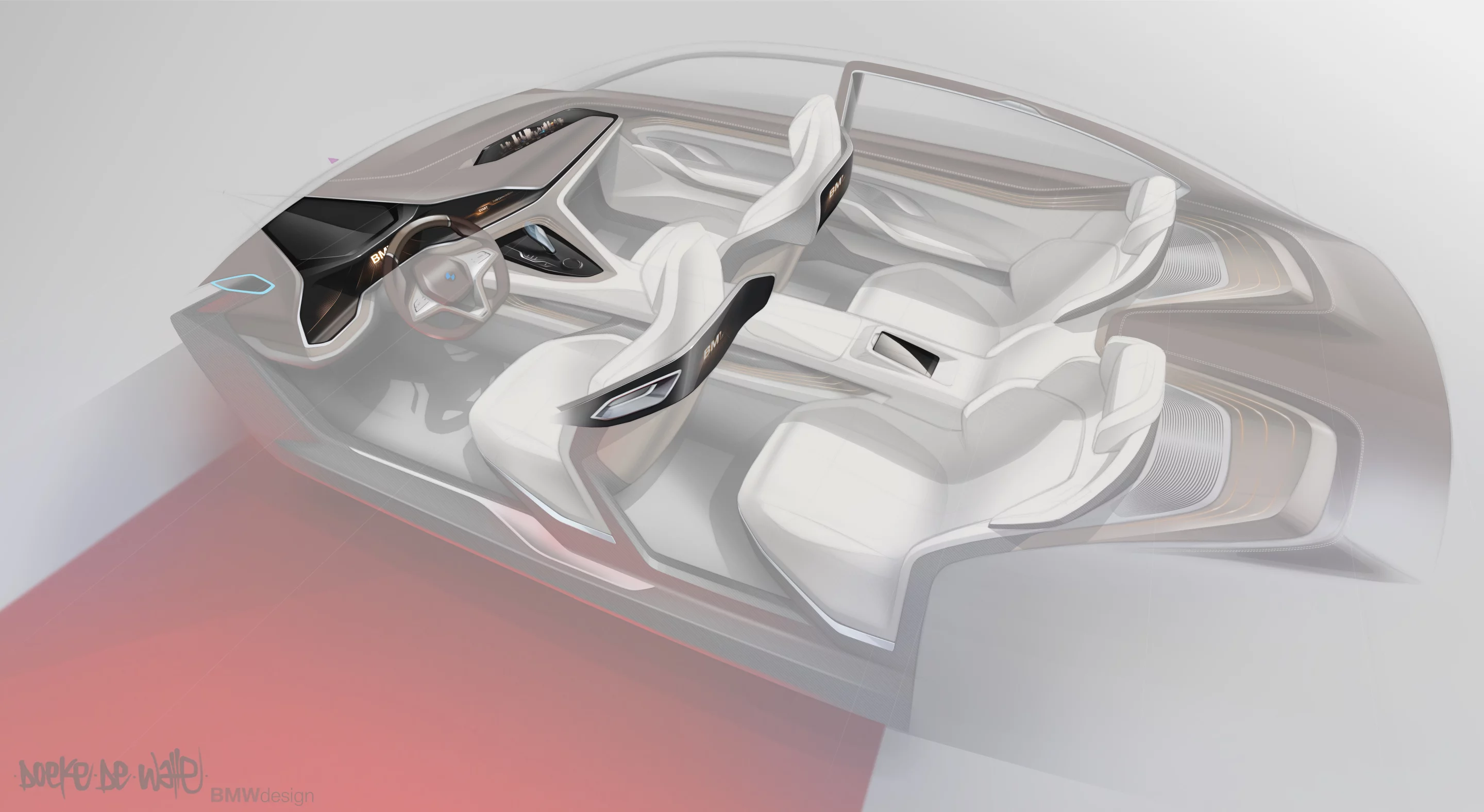 Rendering of the Vision Future Luxury interior