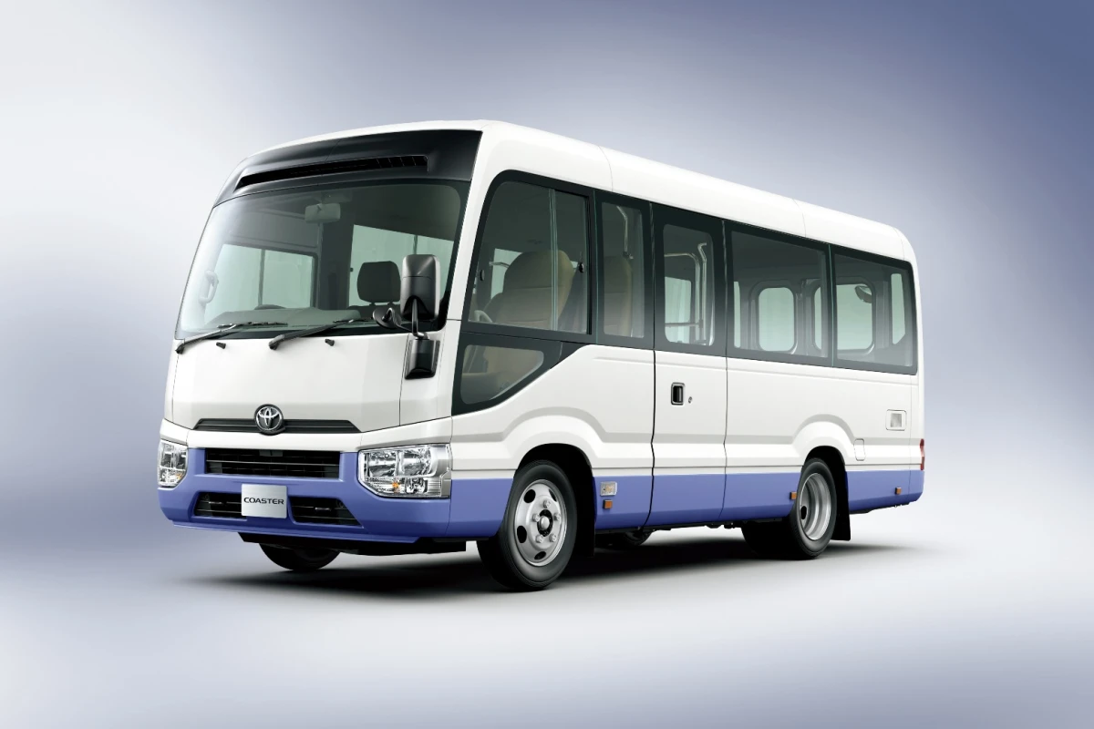The new Toyota Coaster