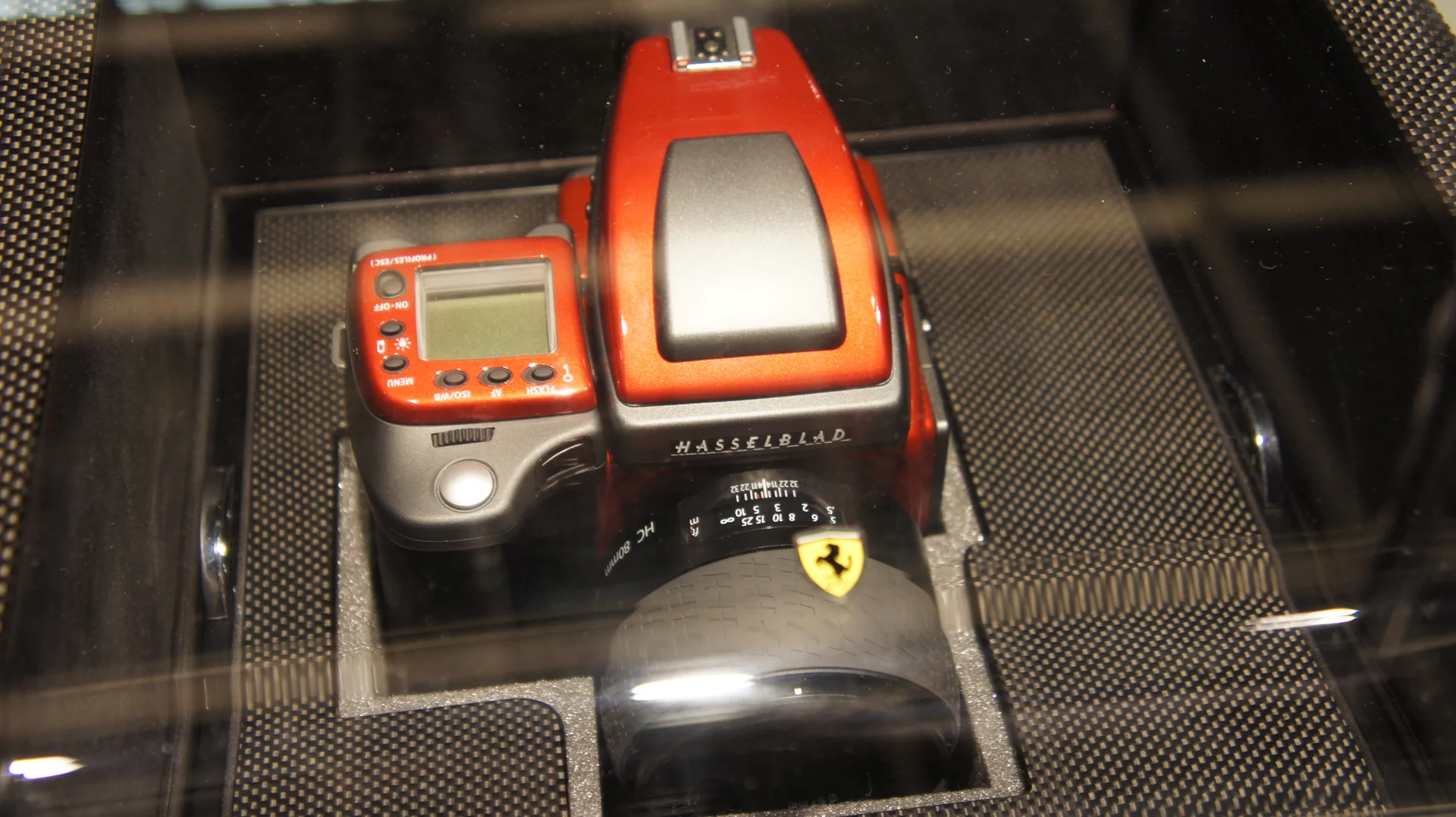 The Hasselblad Limited H4D Ferrari Edition and display case