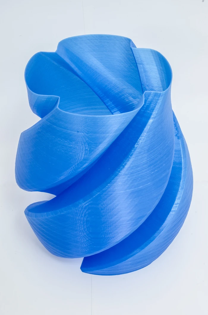 Propellor vase by James Wood, scaled up to a height of 250 mm