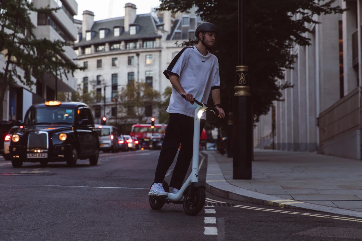 The road-ready Taur electric scooter has a per-charge range of up to 22 miles, and a top speed of 24 mph