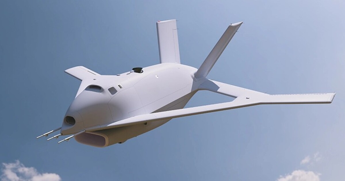 Bizarre flapless X-65 diamond-wing aircraft comes together