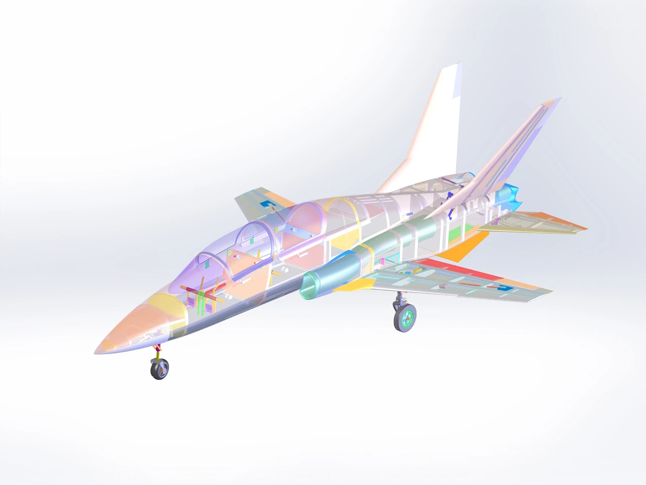 Assembly model of the Stavatti javelin