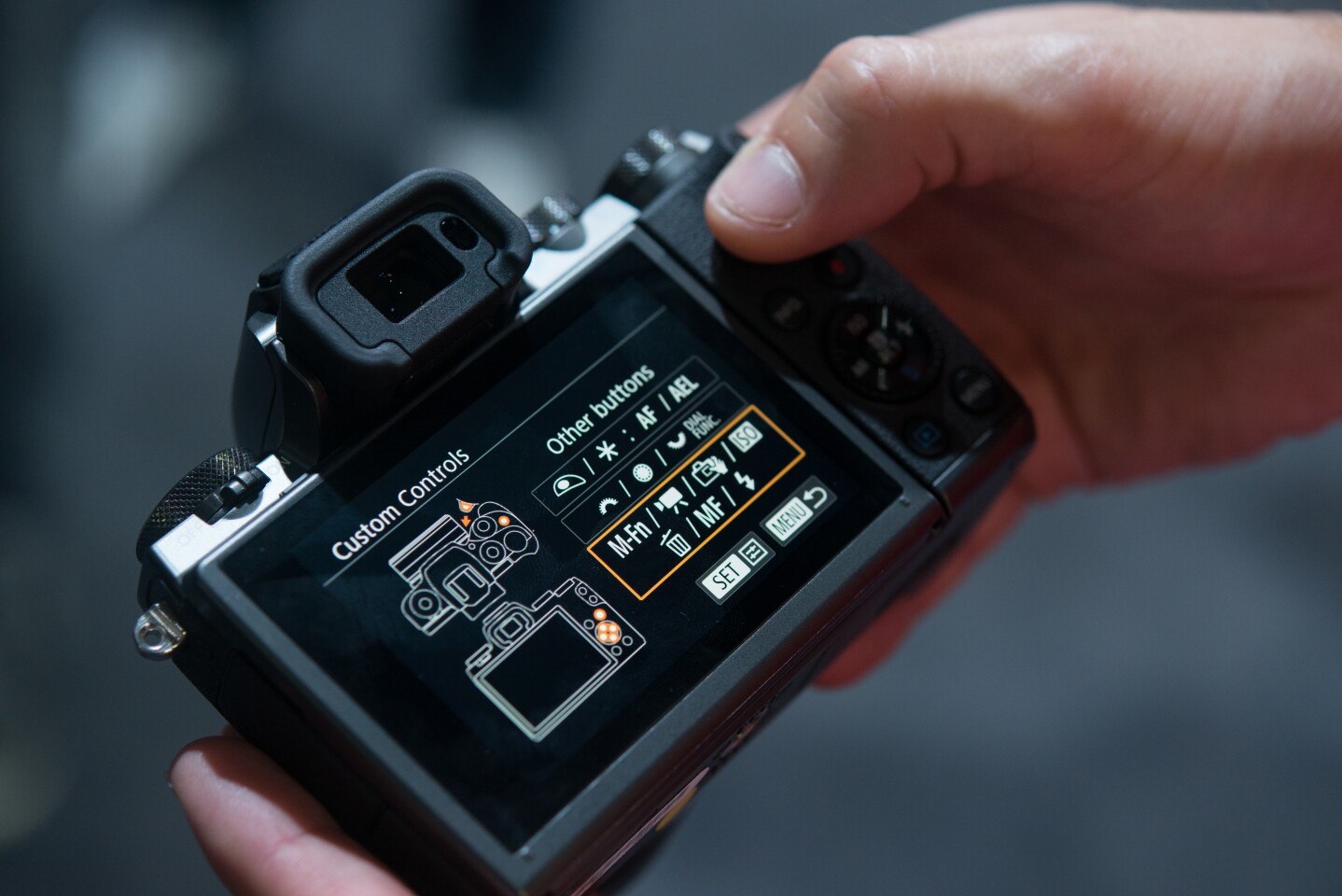 There are a number of customizable buttons and dials on the Canon EOS M5