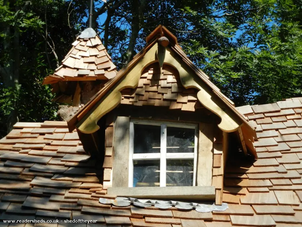 The Old Garden Shed is a charming but cheap place for potting and working