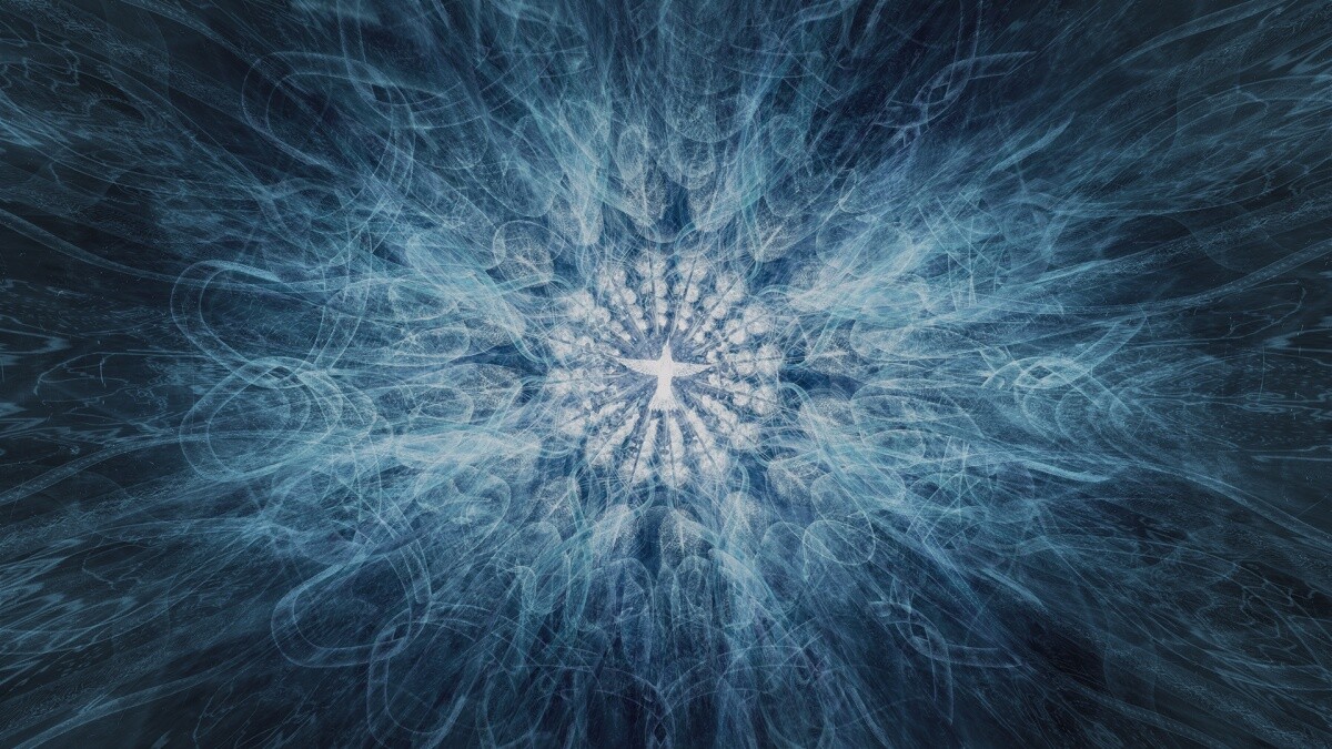 A still from the VR experience, Ayahuasca (Kosmik Journey)