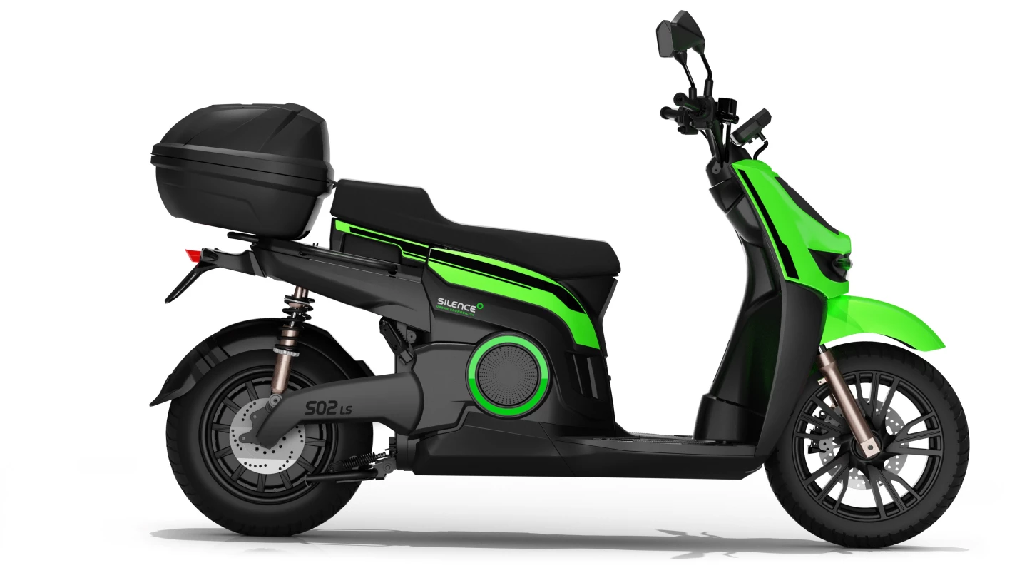 The Silence S02 LS has a per charge range of 55 km and a top speed of 45 km/h
