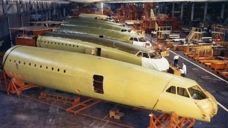 Concorde fuselage manufacturing