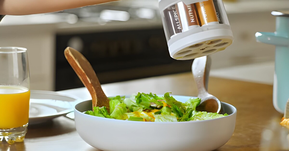 Spicerr is a six-shooter spice gun for your mealtime missions