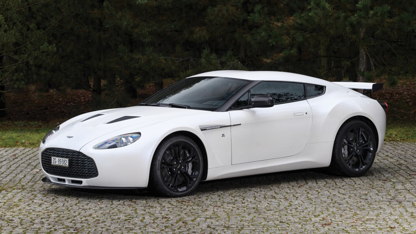 This 2012 Aston Martin V12 Zagato is one of a kind, with personal input from Aston Martin Chief Creative Officer, Marek Reichman. This "number zero" of 65 V-12 Zagatos built and part of a very rare special edition collaboration between Aston Martin and Zagato. Unique, unrepeatable elements, including handcrafted badge and Zagato-etched key. It sold for sold for €750,400.