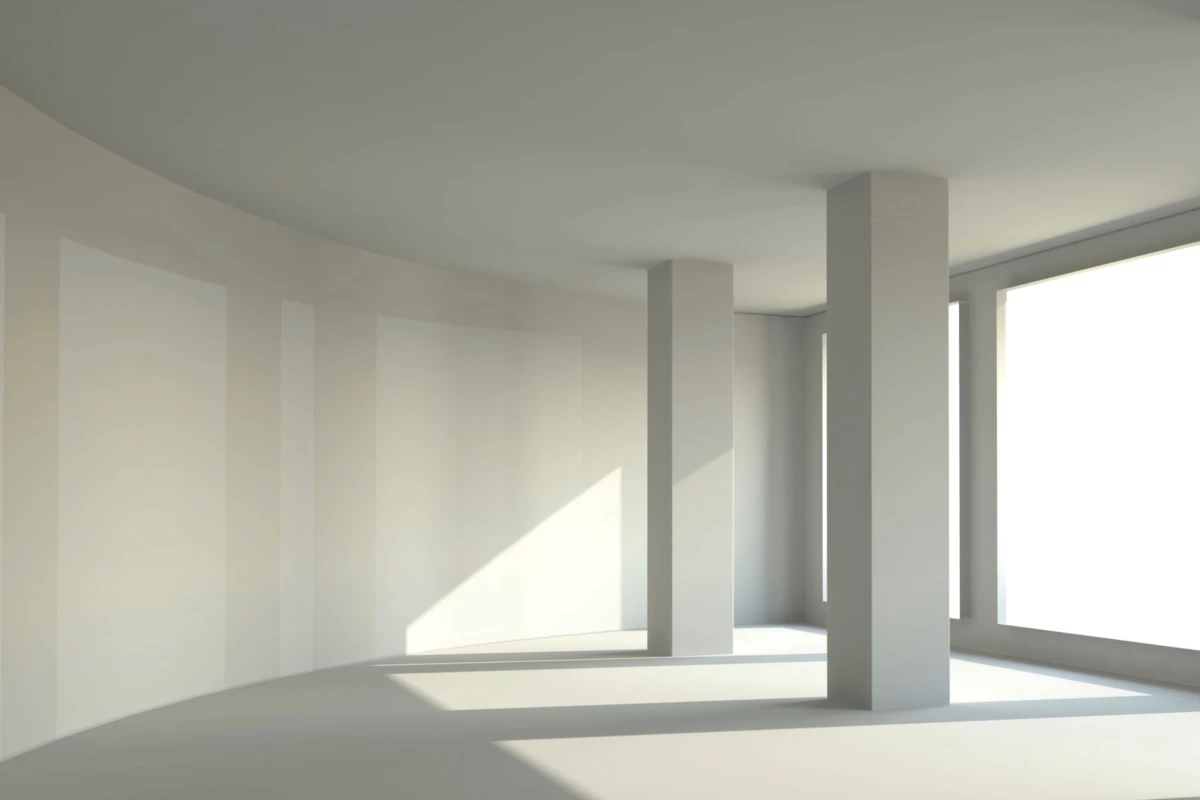 The phase-change drywall absorbs heat during the day, and releases it at night