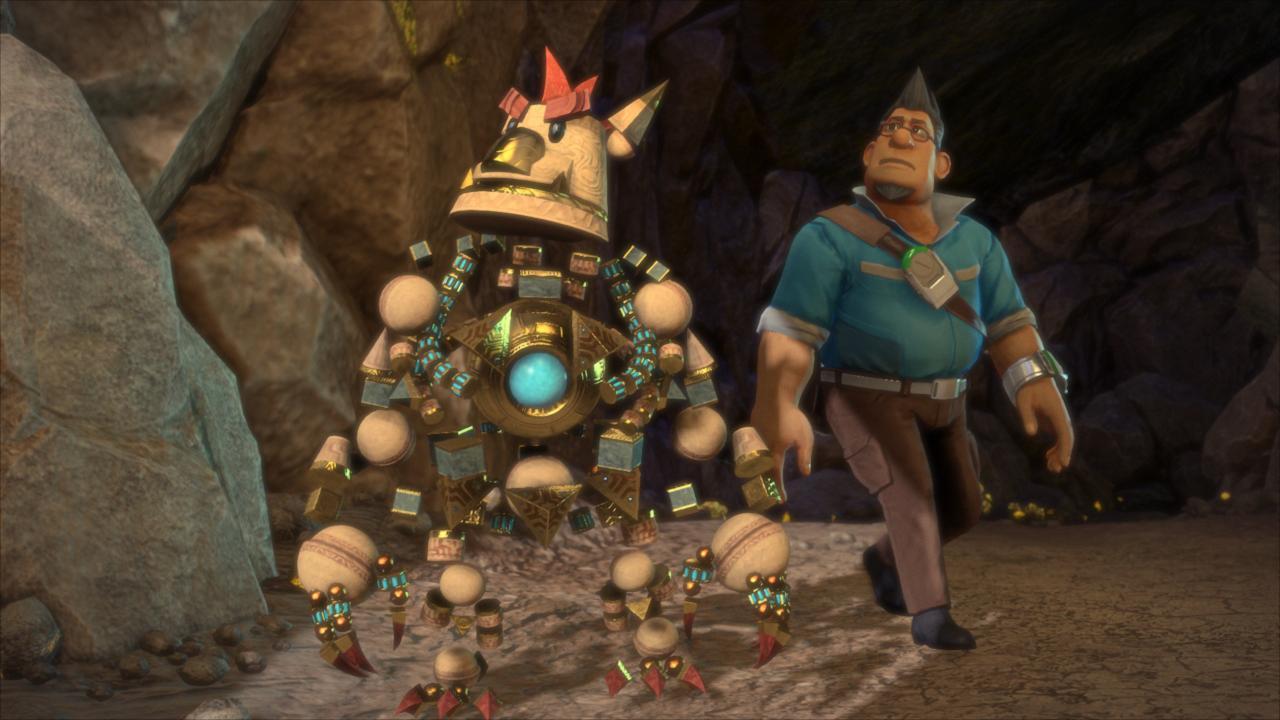Knack focuses on the titular character, a magical entity that absorbs and drops thousands of objects to change its size, allowing the PS4 to show off its beefed-up processing power