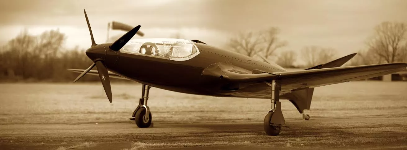 The original 100P airframe now sits in an aircraft museum in Oshkosh, Wisconsin