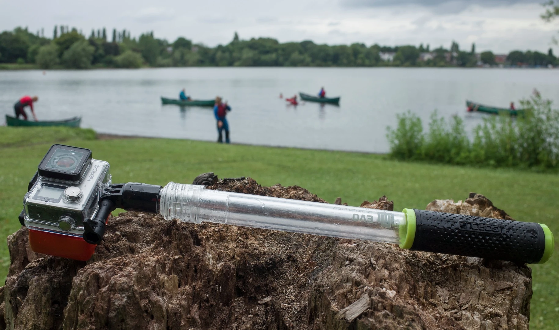 The GoPole EVO is a buoyant action pole