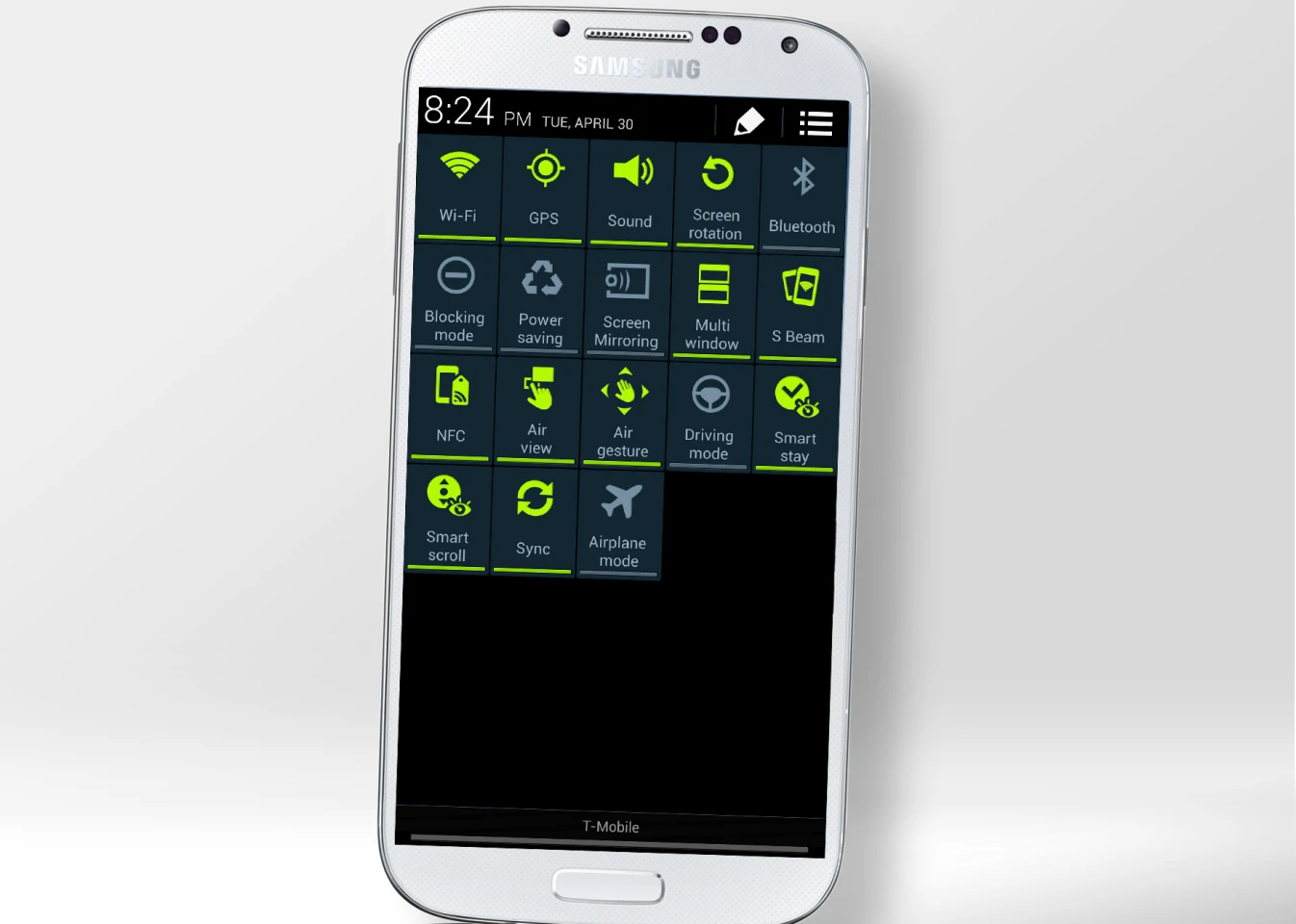 Samsung crammed in lots of software features