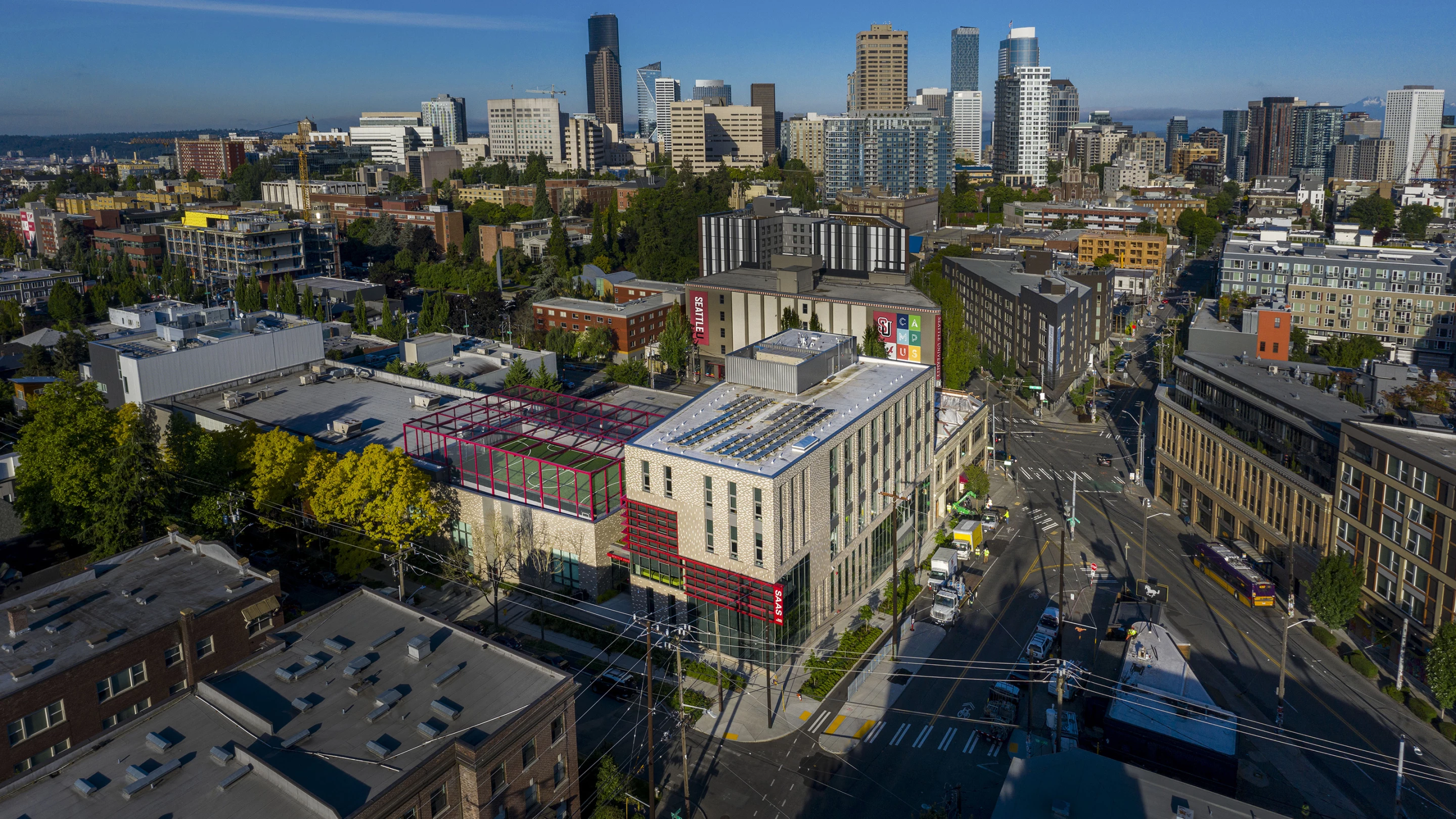 Seattle Academy of Arts and Sciences Middle School is located in Seattle, Washington, and was designed by Aidlin Darling Design